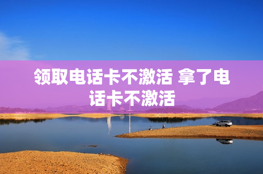 领取电话卡不激活 拿了电话卡不激活