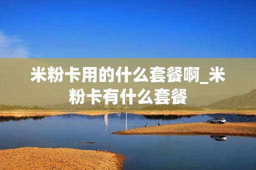 米粉卡用的什么套餐啊_米粉卡有什么套餐