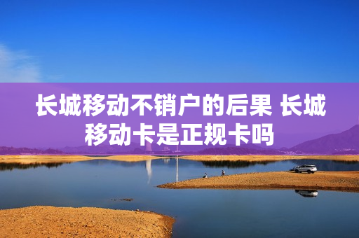 长城移动不销户的后果 长城移动卡是正规卡吗