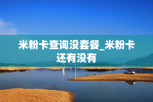米粉卡查询没套餐_米粉卡还有没有
