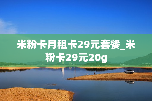 米粉卡月租卡29元套餐_米粉卡29元20g