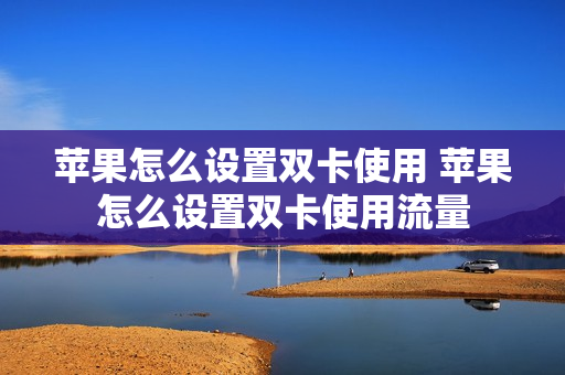 苹果怎么设置双卡使用 苹果怎么设置双卡使用流量