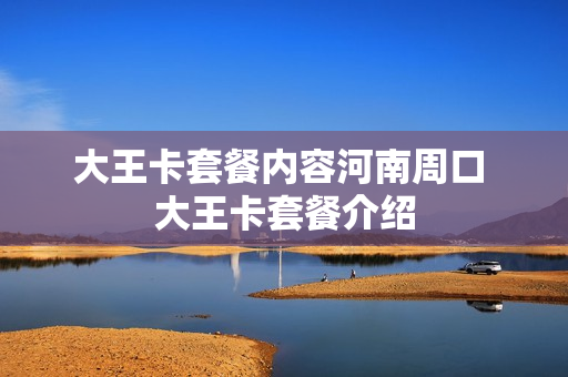 大王卡套餐内容河南周口 大王卡套餐介绍