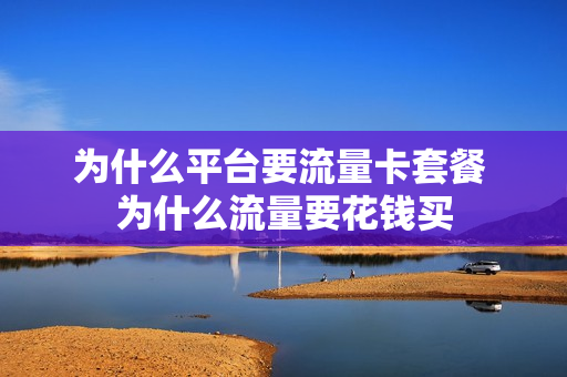 为什么平台要流量卡套餐 为什么流量要花钱买