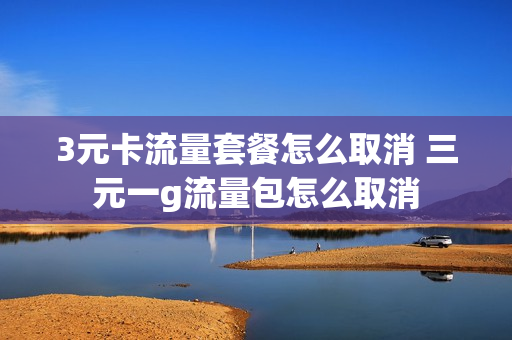 3元卡流量套餐怎么取消 三元一g流量包怎么取消