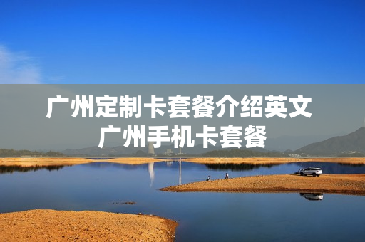广州定制卡套餐介绍英文 广州手机卡套餐