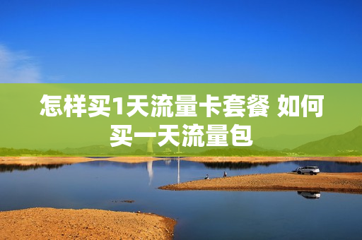 怎样买1天流量卡套餐 如何买一天流量包