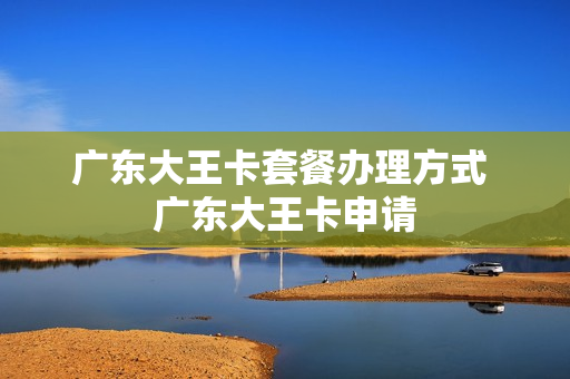 广东大王卡套餐办理方式 广东大王卡申请