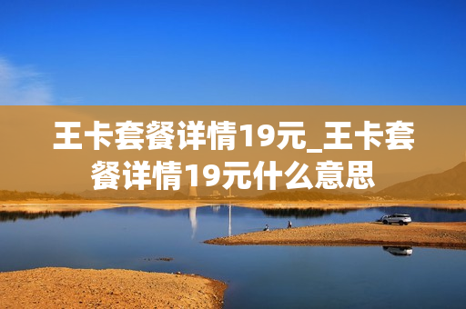 王卡套餐详情19元_王卡套餐详情19元什么意思