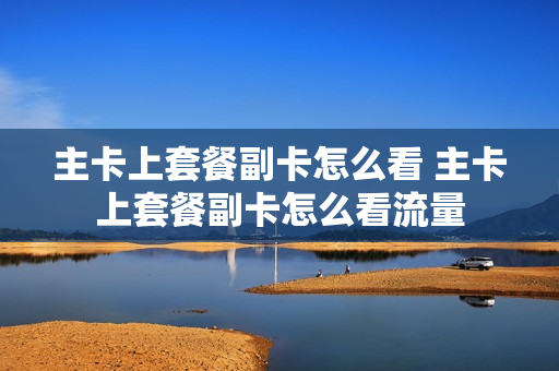 主卡上套餐副卡怎么看 主卡上套餐副卡怎么看流量