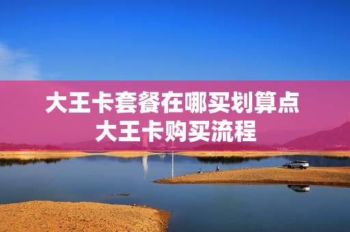 大王卡套餐在哪买划算点 大王卡购买流程