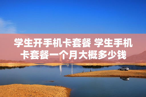 学生开手机卡套餐 学生手机卡套餐一个月大概多少钱