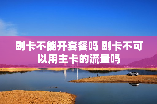 副卡不能开套餐吗 副卡不可以用主卡的流量吗