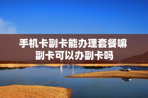 手机卡副卡能办理套餐嘛 副卡可以办副卡吗