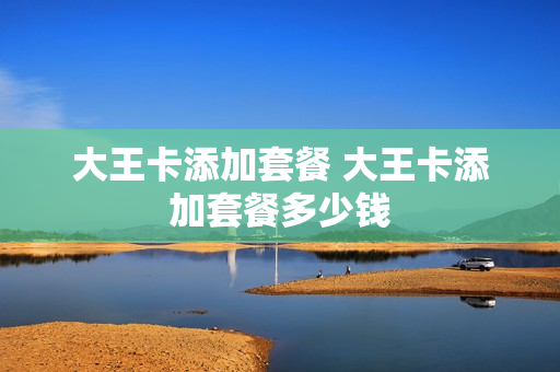 大王卡添加套餐 大王卡添加套餐多少钱