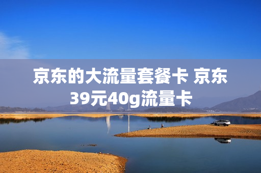 京东的大流量套餐卡 京东39元40g流量卡