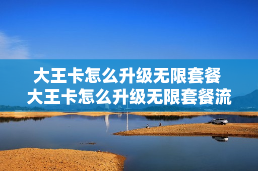 大王卡怎么升级无限套餐 大王卡怎么升级无限套餐流量