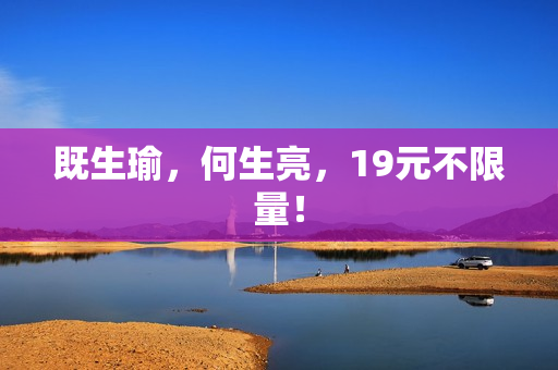 既生瑜，何生亮，19元不限量！