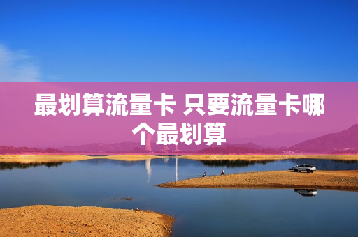 最划算流量卡 只要流量卡哪个最划算