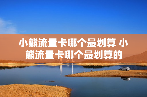小熊流量卡哪个最划算 小熊流量卡哪个最划算的