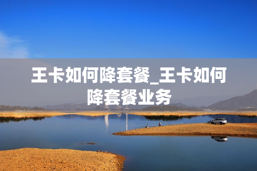 王卡如何降套餐_王卡如何降套餐业务