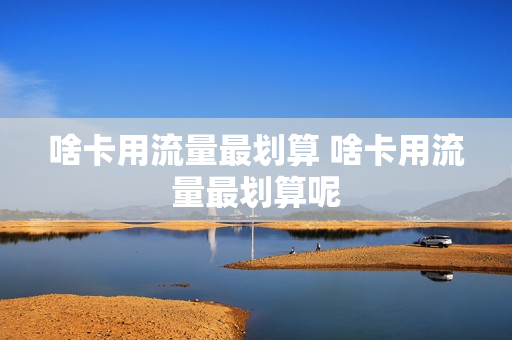 啥卡用流量最划算 啥卡用流量最划算呢