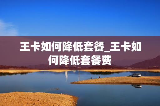 王卡如何降低套餐_王卡如何降低套餐费