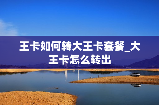 王卡如何转大王卡套餐_大王卡怎么转出