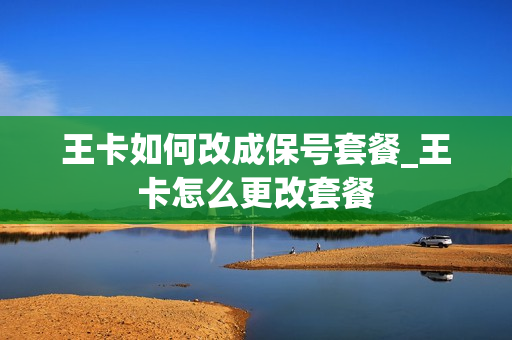 王卡如何改成保号套餐_王卡怎么更改套餐