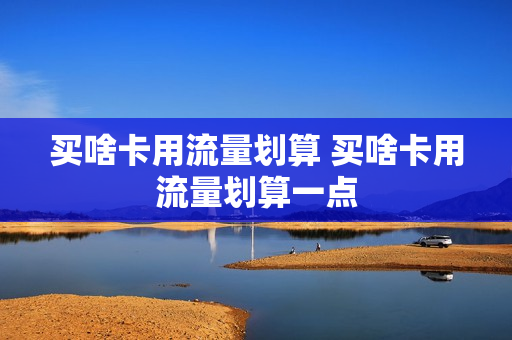 买啥卡用流量划算 买啥卡用流量划算一点