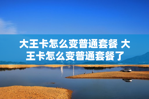 大王卡怎么变普通套餐 大王卡怎么变普通套餐了