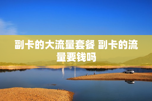 副卡的大流量套餐 副卡的流量要钱吗