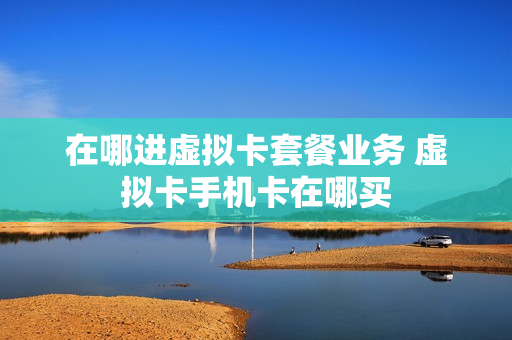 在哪进虚拟卡套餐业务 虚拟卡手机卡在哪买