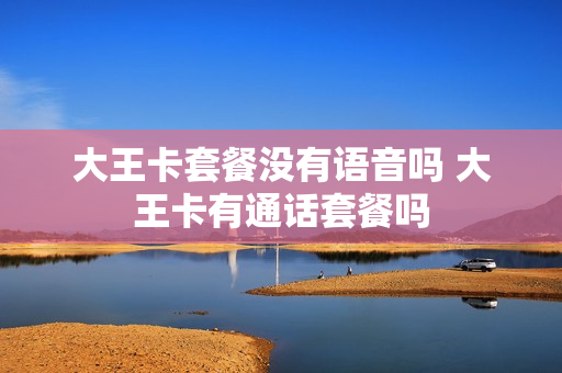 大王卡套餐没有语音吗 大王卡有通话套餐吗