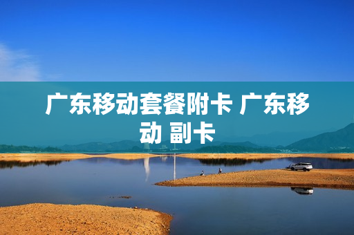 广东移动套餐附卡 广东移动 副卡