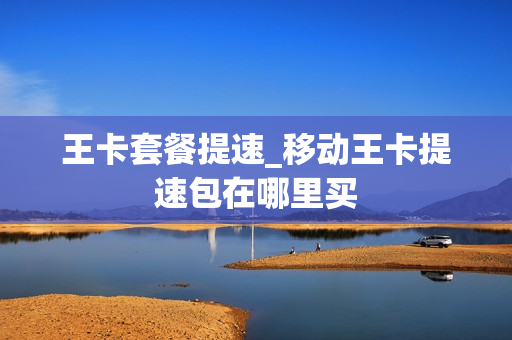 王卡套餐提速_移动王卡提速包在哪里买