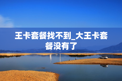 王卡套餐找不到_大王卡套餐没有了