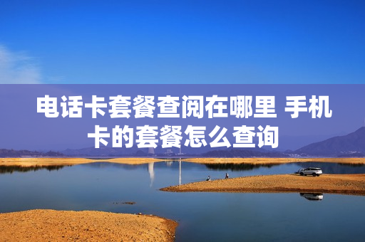 电话卡套餐查阅在哪里 手机卡的套餐怎么查询