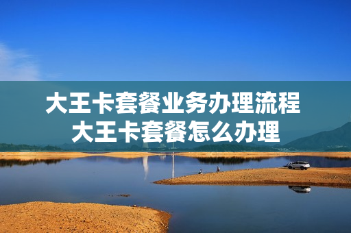 大王卡套餐业务办理流程 大王卡套餐怎么办理