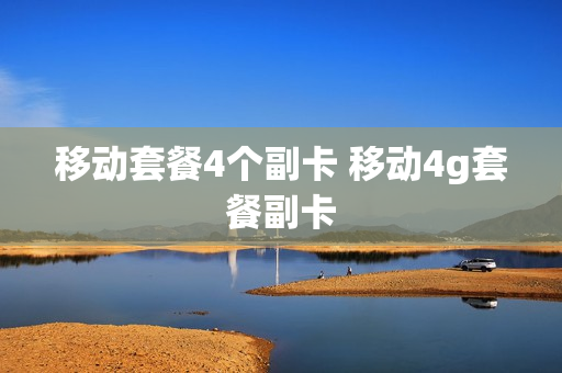 移动套餐4个副卡 移动4g套餐副卡