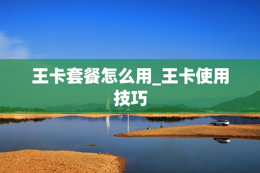 王卡套餐怎么用_王卡使用技巧