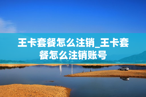 王卡套餐怎么注销_王卡套餐怎么注销账号