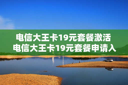 电信大王卡19元套餐激活 电信大王卡19元套餐申请入口
