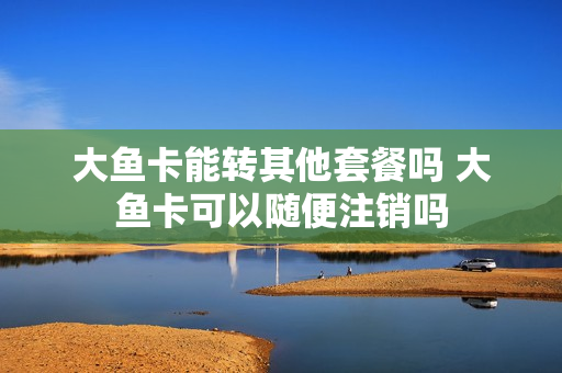 大鱼卡能转其他套餐吗 大鱼卡可以随便注销吗