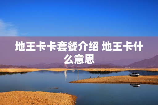 地王卡卡套餐介绍 地王卡什么意思