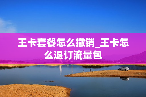 王卡套餐怎么撤销_王卡怎么退订流量包