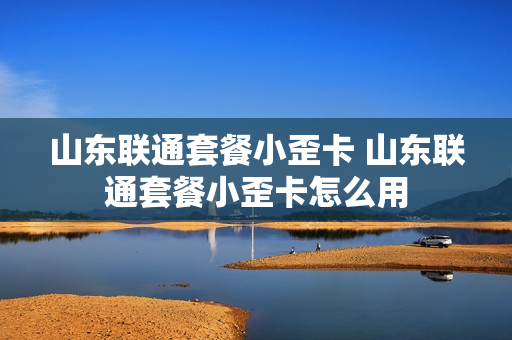山东联通套餐小歪卡 山东联通套餐小歪卡怎么用