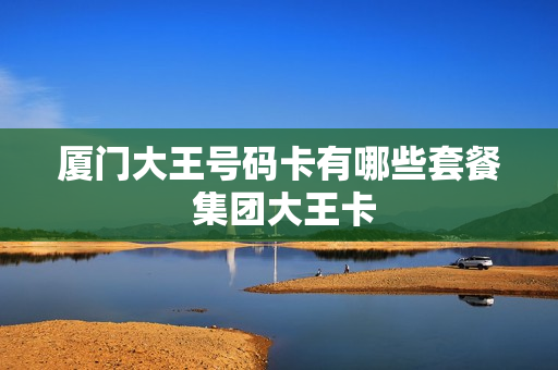 厦门大王号码卡有哪些套餐 集团大王卡