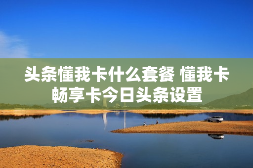 头条懂我卡什么套餐 懂我卡畅享卡今日头条设置