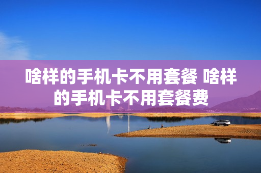 啥样的手机卡不用套餐 啥样的手机卡不用套餐费